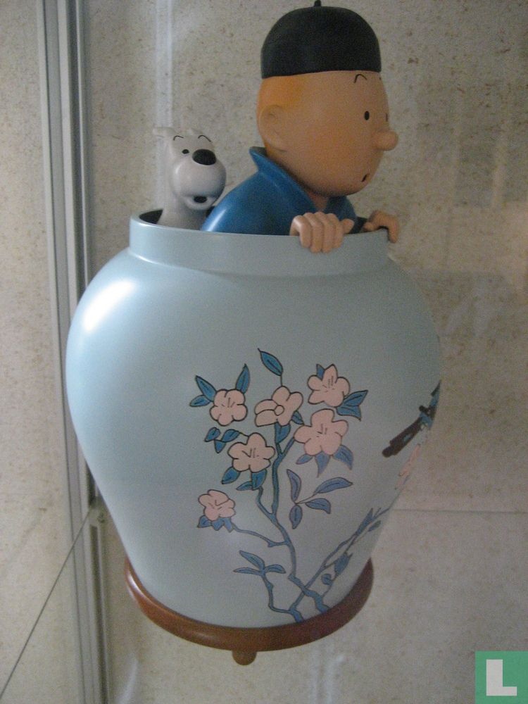 potiche Lotus Bleu