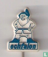 Echfalon [blauw op wit]