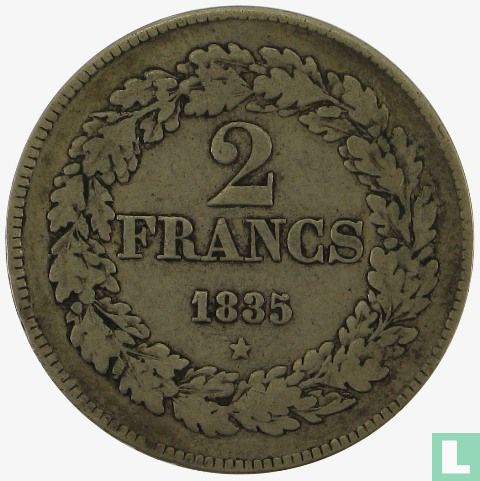 België 2 francs 1835
