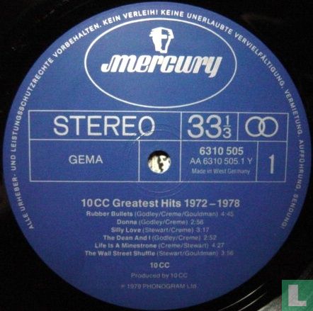 Greatest Hits 1972-1978