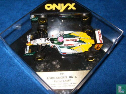 ONYX LOTUS MUGEN 107 C ミニカー Lotus 107C - Mugen Honda 191 (1994) - Onyx - LastDodo