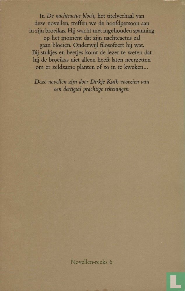 De nachtcactus bloeit