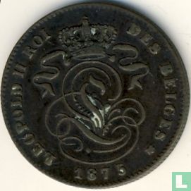 Belgique 2 centimes 1875