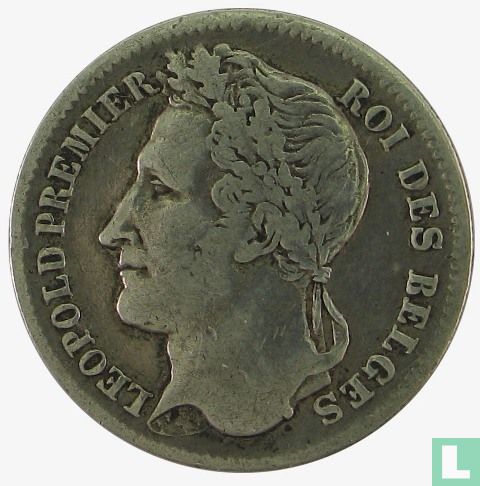 België ¼ franc 1834 (met BRAEMT F.)