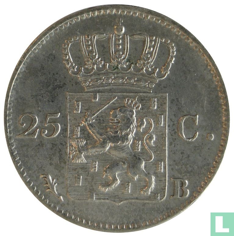 Pays Bas 25 cent 1826 (B)