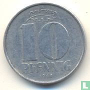 RDA 10 pfennig 1968