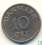 Danemark 10 øre 1952