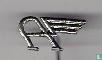 Austin logo (links hellend)