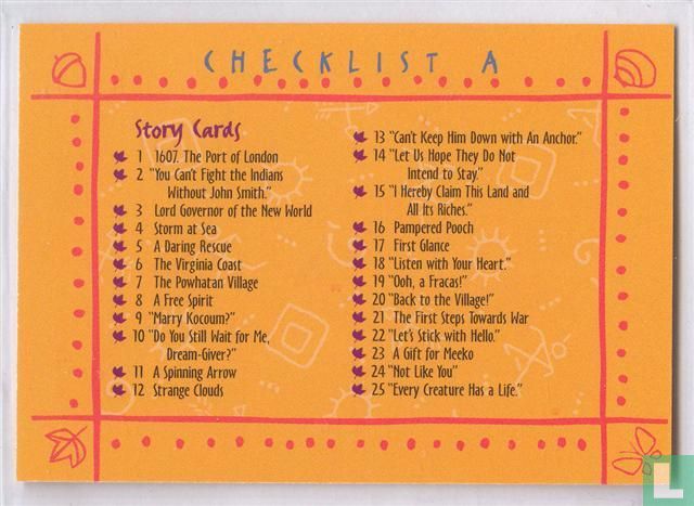 Checklist A