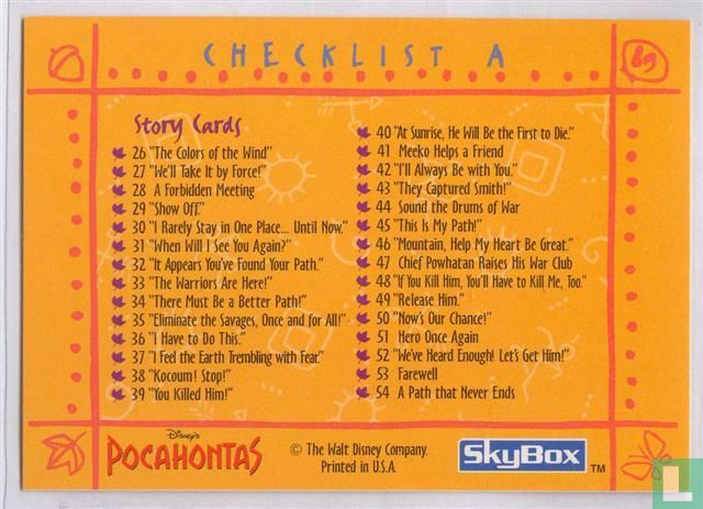 Checklist A