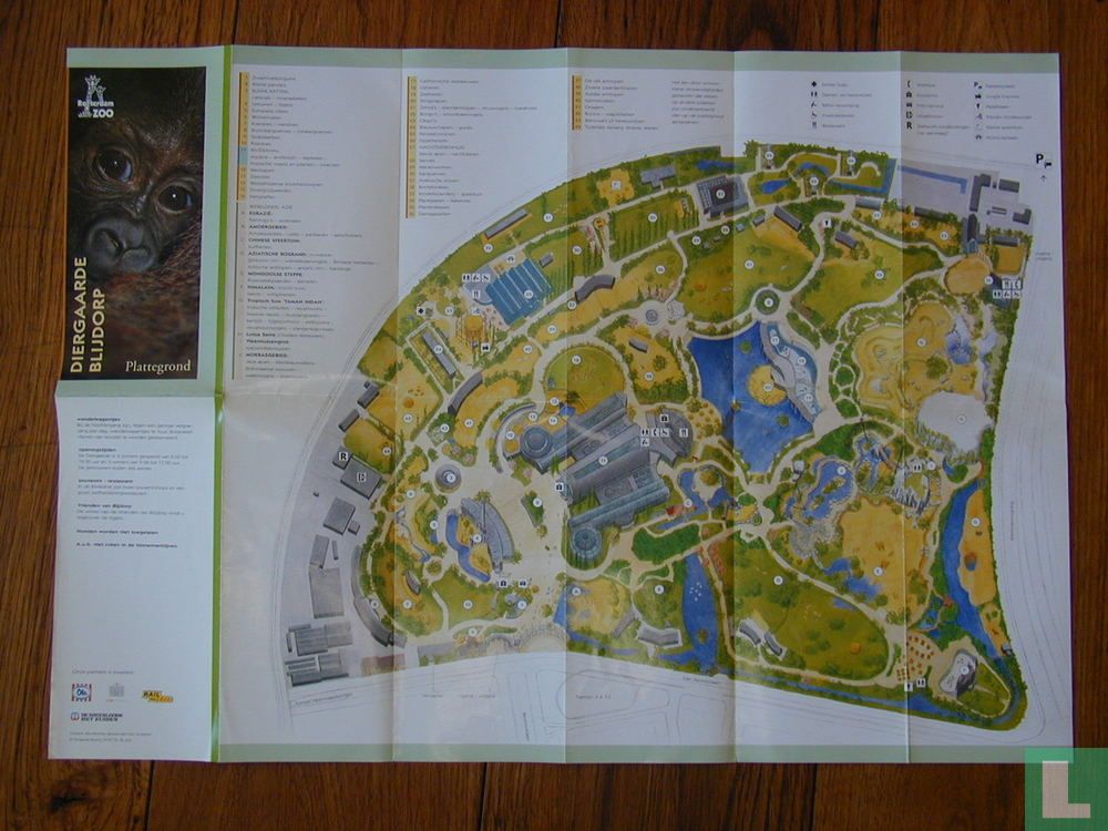 Diergaarde Blijdorp gids en plattegrond