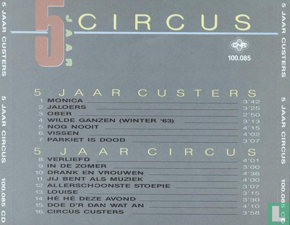 5 Jaar Custers