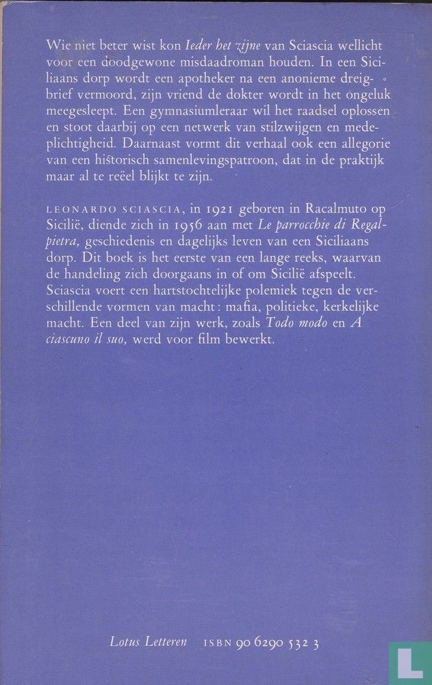 Ieder het zijne