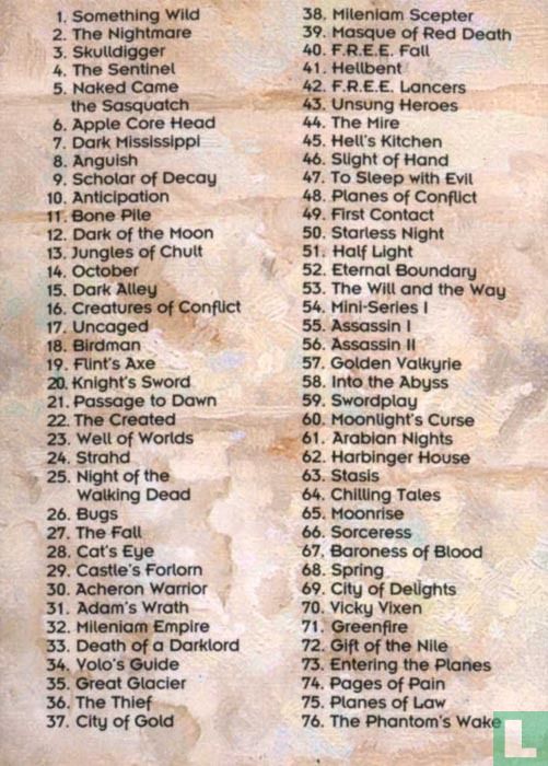 Robh Ruppel Checklist