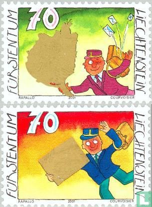 Greeting stamps