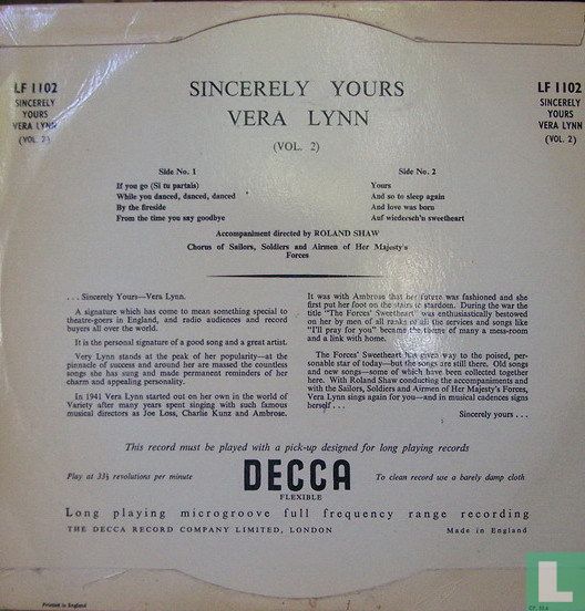 Sincerely yours vol. 2