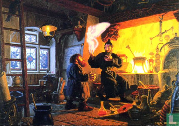 Wizard Lair Outside The Wizard's Lair 4 (1993) - 30 Years of Magic: Greg Hildebrandt II ...