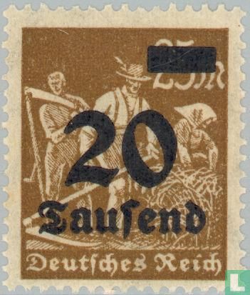 Mowers with overprint