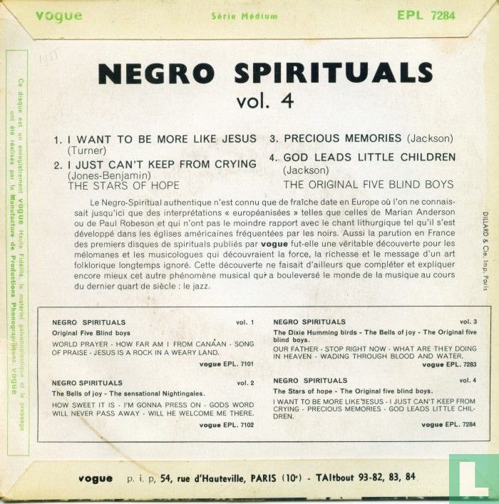 Negro Spirituals Vol. 4