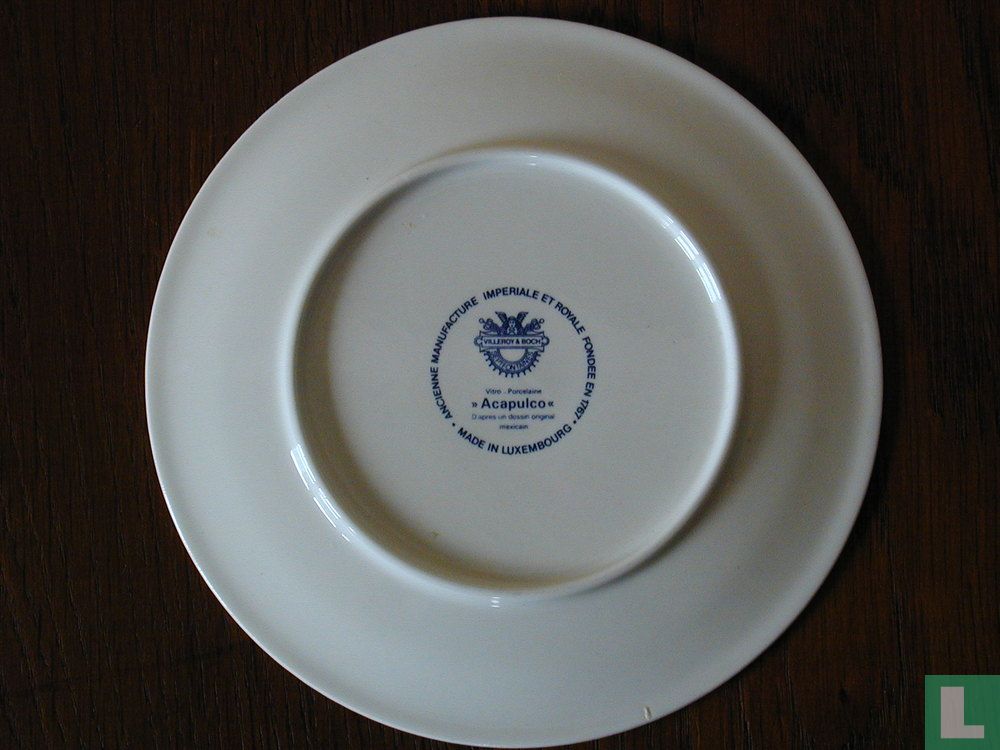 Assiette à gâteau - Acapulco
