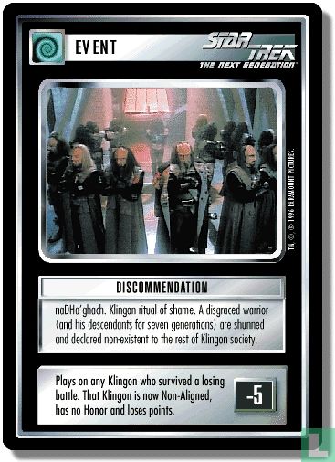 Discommendation