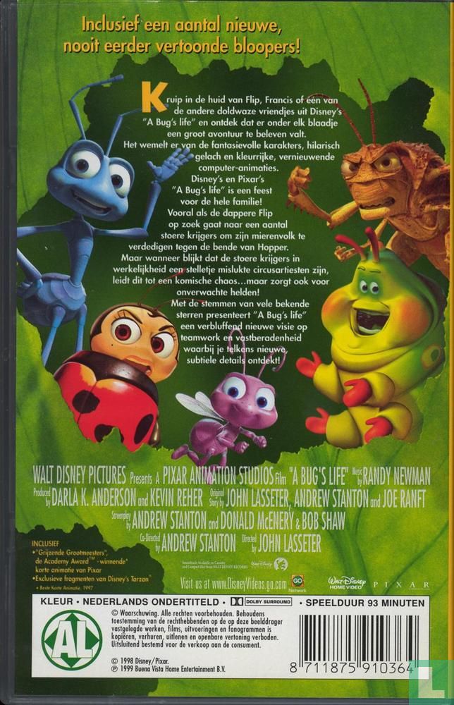 A Bug's Life VHS (1999) - VHS video tape - LastDodo
