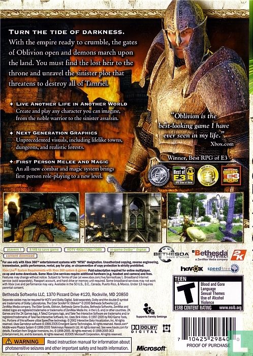 The Elder Scrolls IV: Oblivion