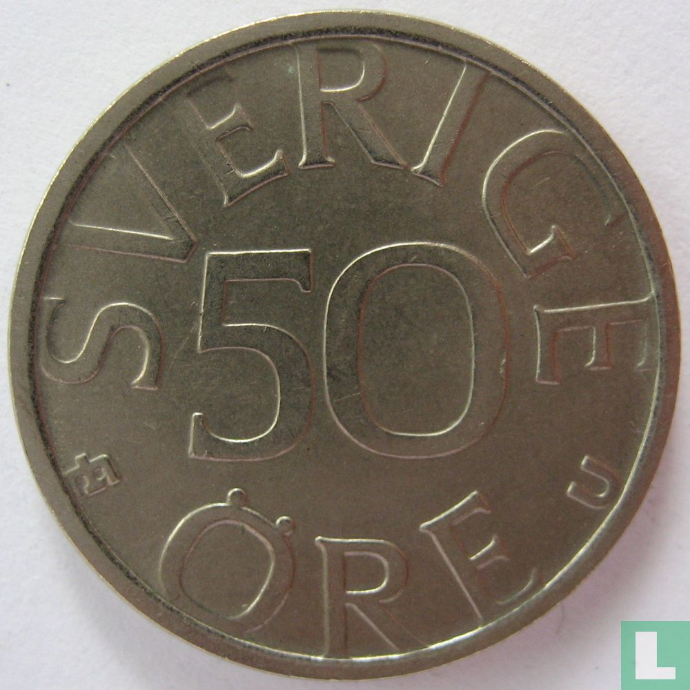 Suède 50 öre 1978