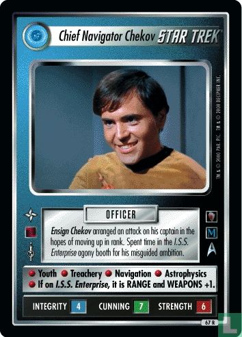 Chief Navigator Chekov