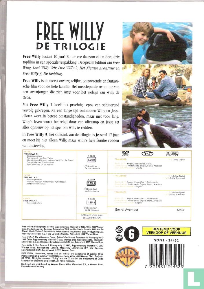 De trilogie DVD (2003) DVD LastDodo