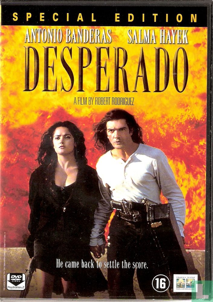 Antonio Banderas in Desperado (1995), British postcard by B…