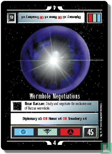Wormhole Negotiations