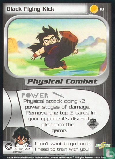 Black Flying Kick