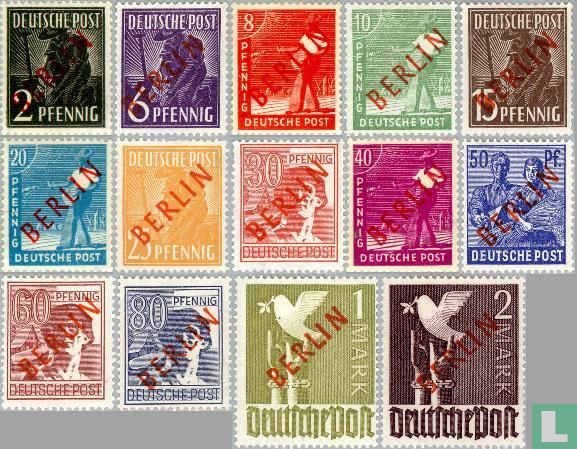 Red overprint "BERLIN"