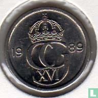 Suède 10 öre 1989