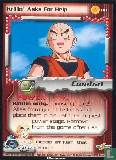 Krillin Asks For Help