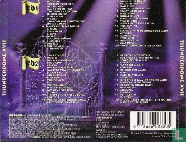 Thunderdome XVII - Messenger of Death CD 9902320 (1997) - Various