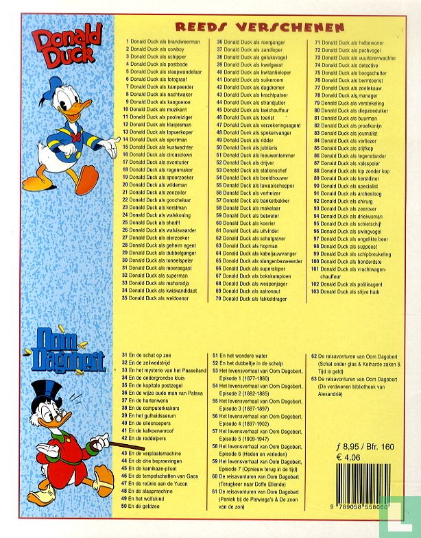 Donald Duck als zeemeerman