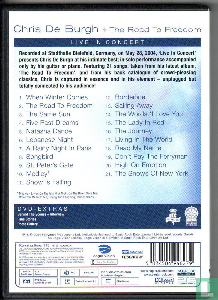 The Road to Freedom - Live in Concert DVD - DVD - LastDodo