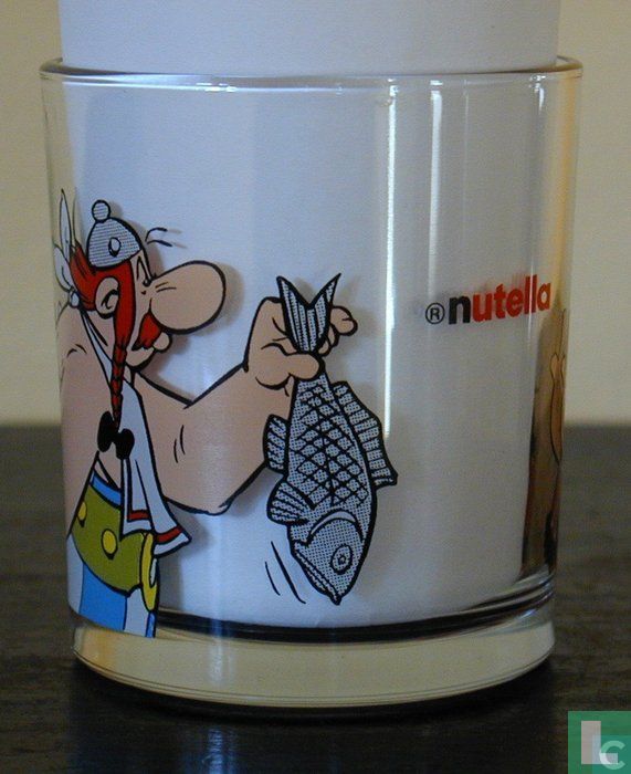 Asterix Nutella glas