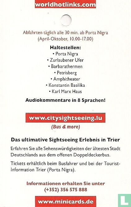 City Sightseeing Trier