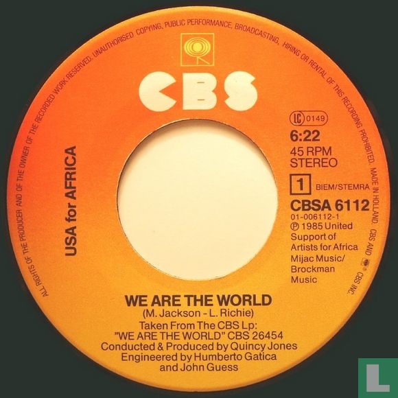 We are the world