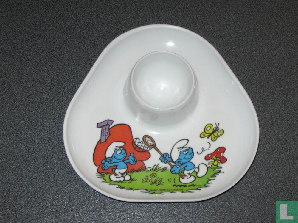 Eierbecher Die Schlümpfe