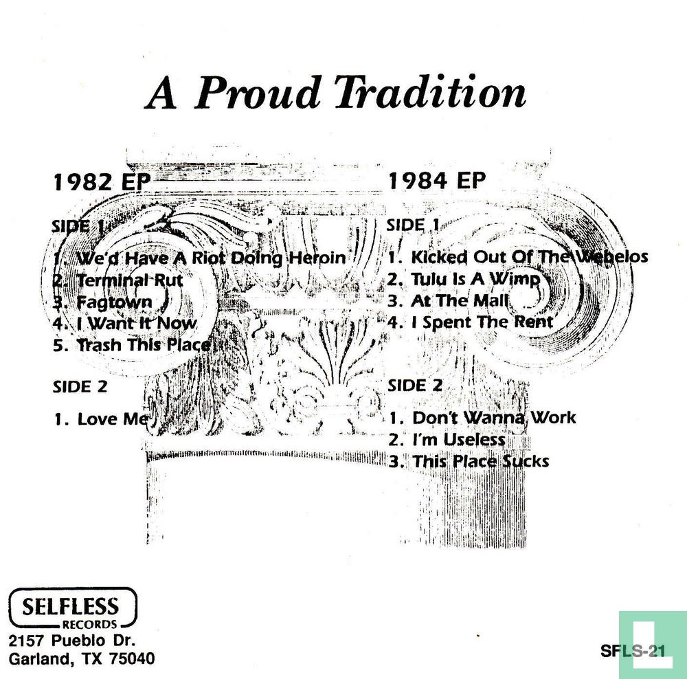 A proud tradition