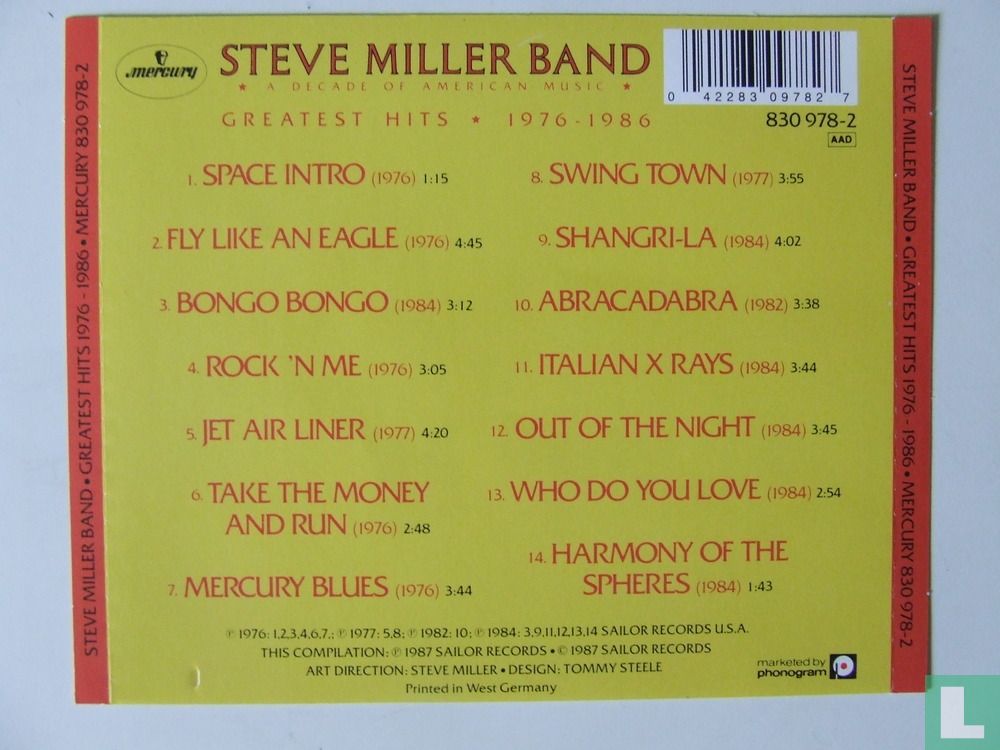 Greatest hits 1976 - 1986