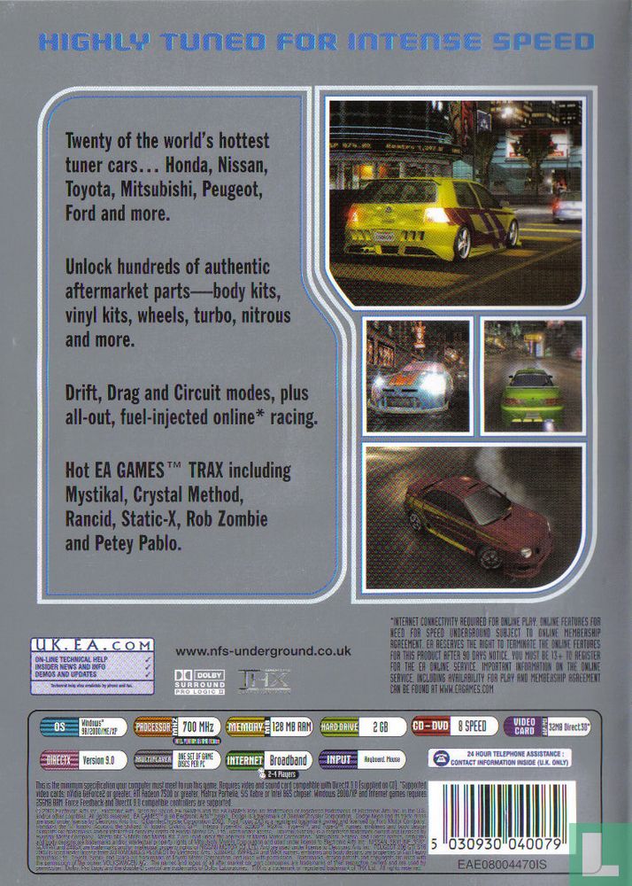Need for Speed: Underground (EA Classics)