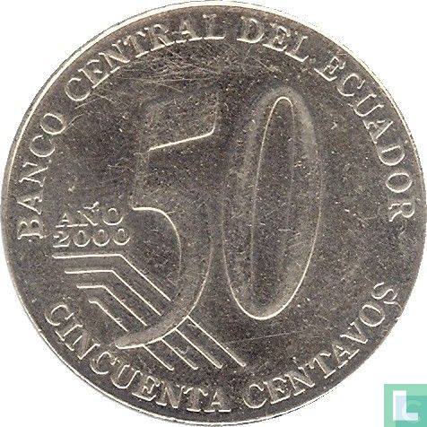 Ecuador 50 centavos 2000