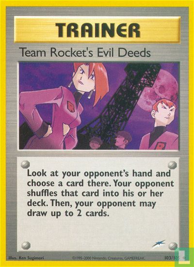 Team Rocket's Evil Deeds