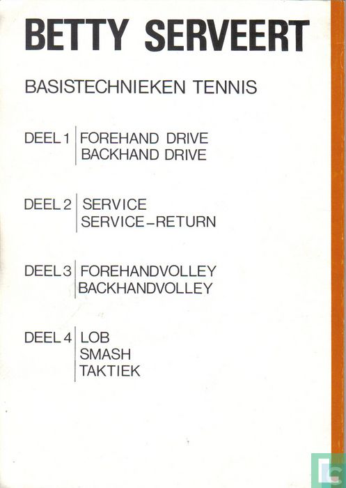 Betty serveert