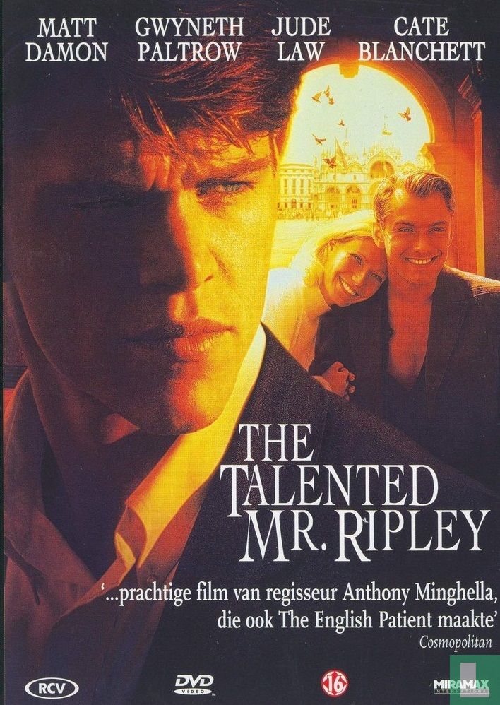 Talent Ripley The Talented Mr. Ripley DVD 1 (2000) - DVD - LastDodo